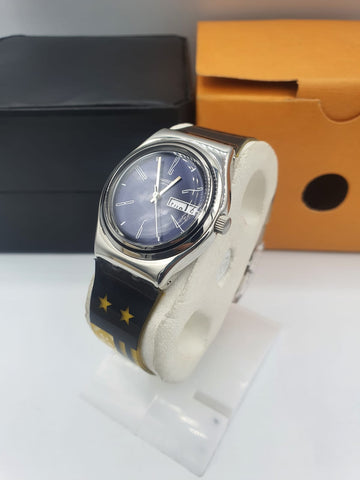 Swatch ladies blue dial